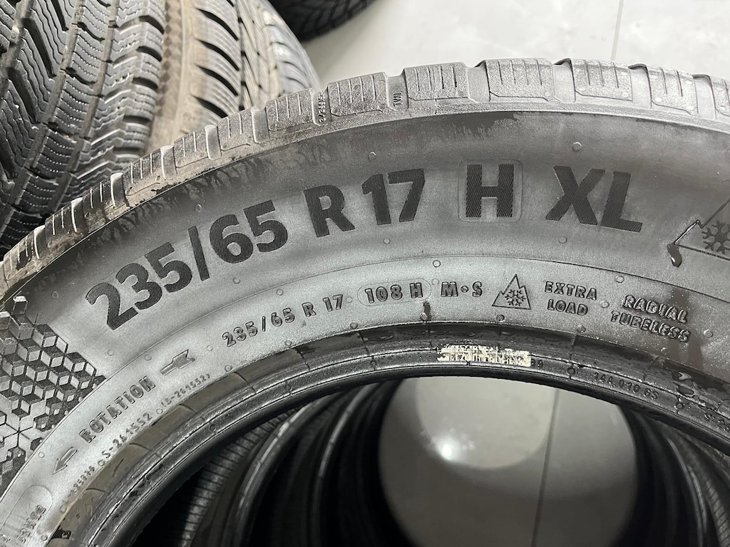 235 65 R17 XL CONTINENTAL | 1. SINIF TEMİZ TAKIM KIŞLIK - 4