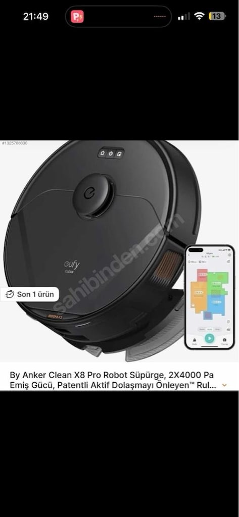 anker x8 pro akıllı süpürge sıfır - 4