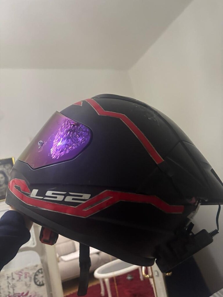 Ls2 Rapid Mat siyah kask Xxl kask - 3