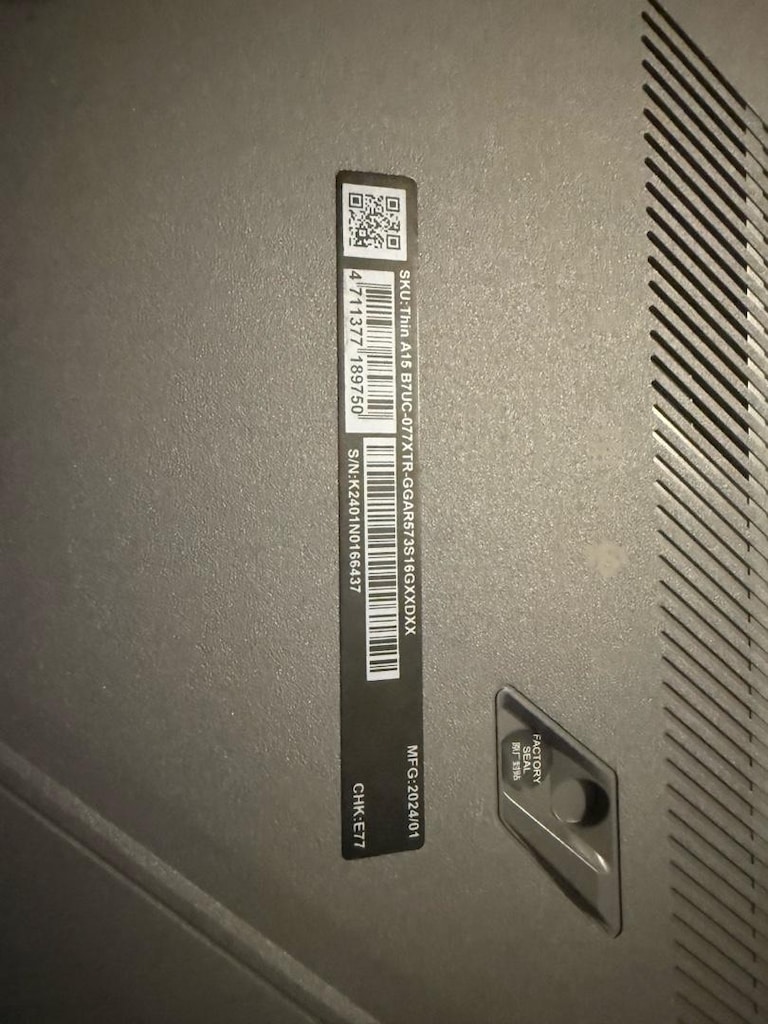 Msi Thin A-15 ryzen 5 7535hs - rtx 3050 ddr5 laptop - 4