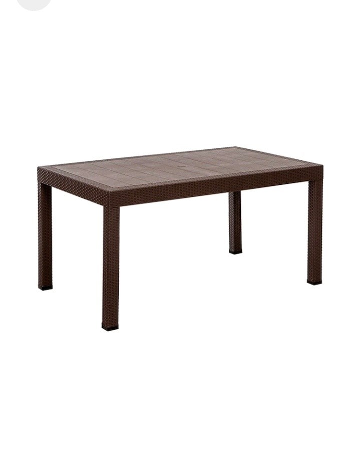 Rattan Görünümlü Plastik Masa - 2