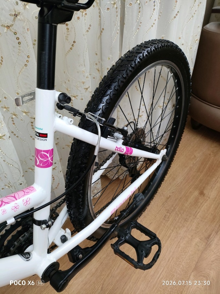 Sıfırdan farksız, hatasız 24" Bianchi Bella vitesli bisiklet (kaçmaz) - 16