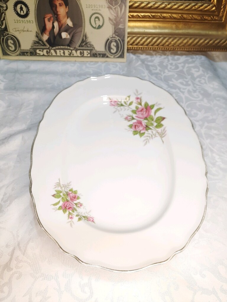 Baviera Alman vintage dönem porselen tabak - 3