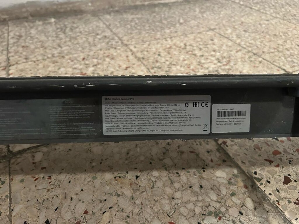 Mi Electric Scooter Pro ( Modeli SN-21886/00219342) - 10