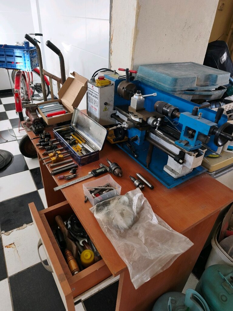 tezgah üstü mini torna makinesi - 2
