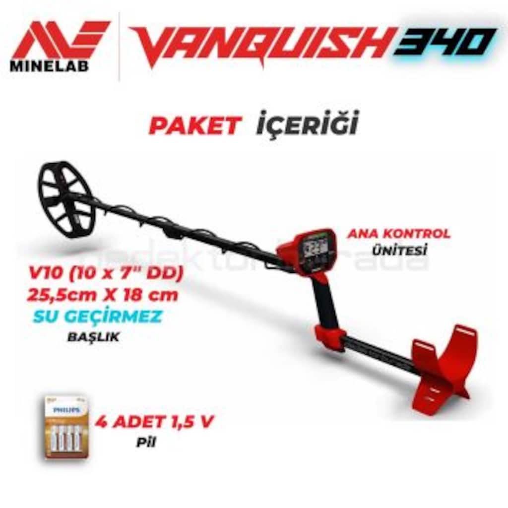 Minelab Dedektör Vanquish 340 Dedektör - 2