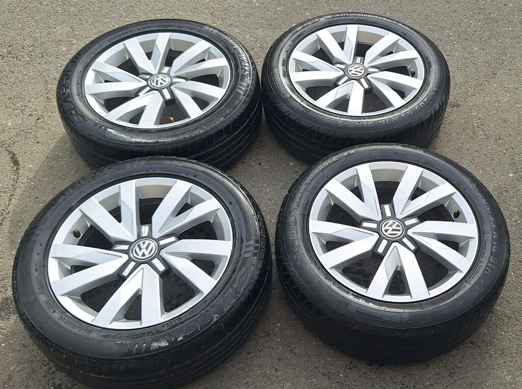 205 55 16 ORJİNAL PASSAT JANT LASTİK TAKIMI PASSAT JETTA SEAT SKODA T4 - 7