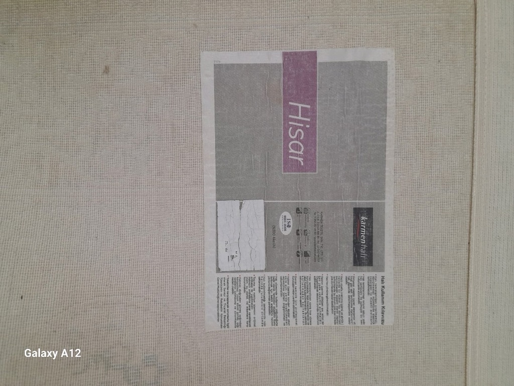 Salon Halısı 3.5m² Sıfır Ayarında.Hisar Halı - 3