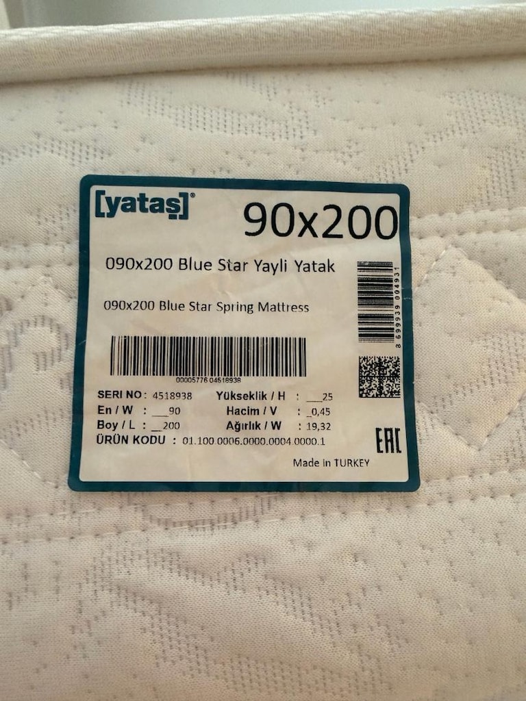 Kelebek Lime Ranza ve Yataş Blue Star Yatak Acil Satılık! - 9