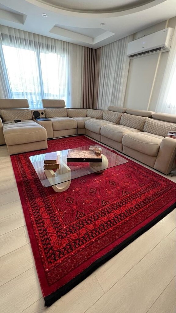 Kırmızı Afgan Halı - 4