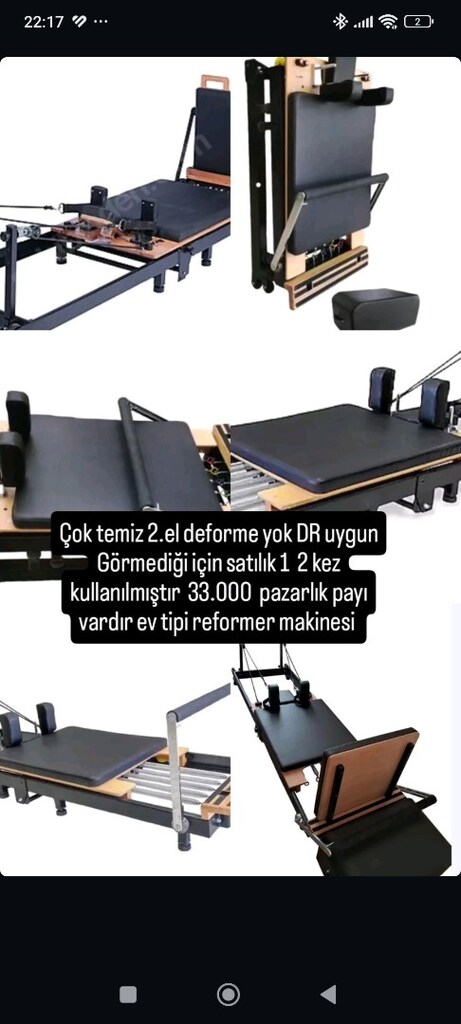 reformer makinesi sayılı kullanıldı 1 2 kez - 7