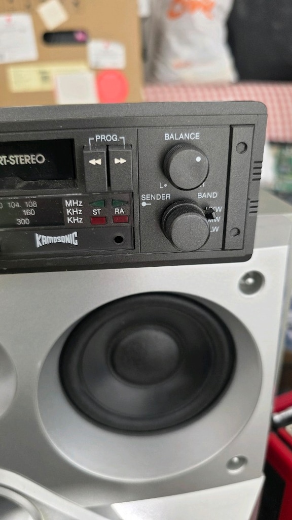 Çok temiz Alman Vintage, Kamasonic Frankfurt Stereo araba teybi radyo - 4
