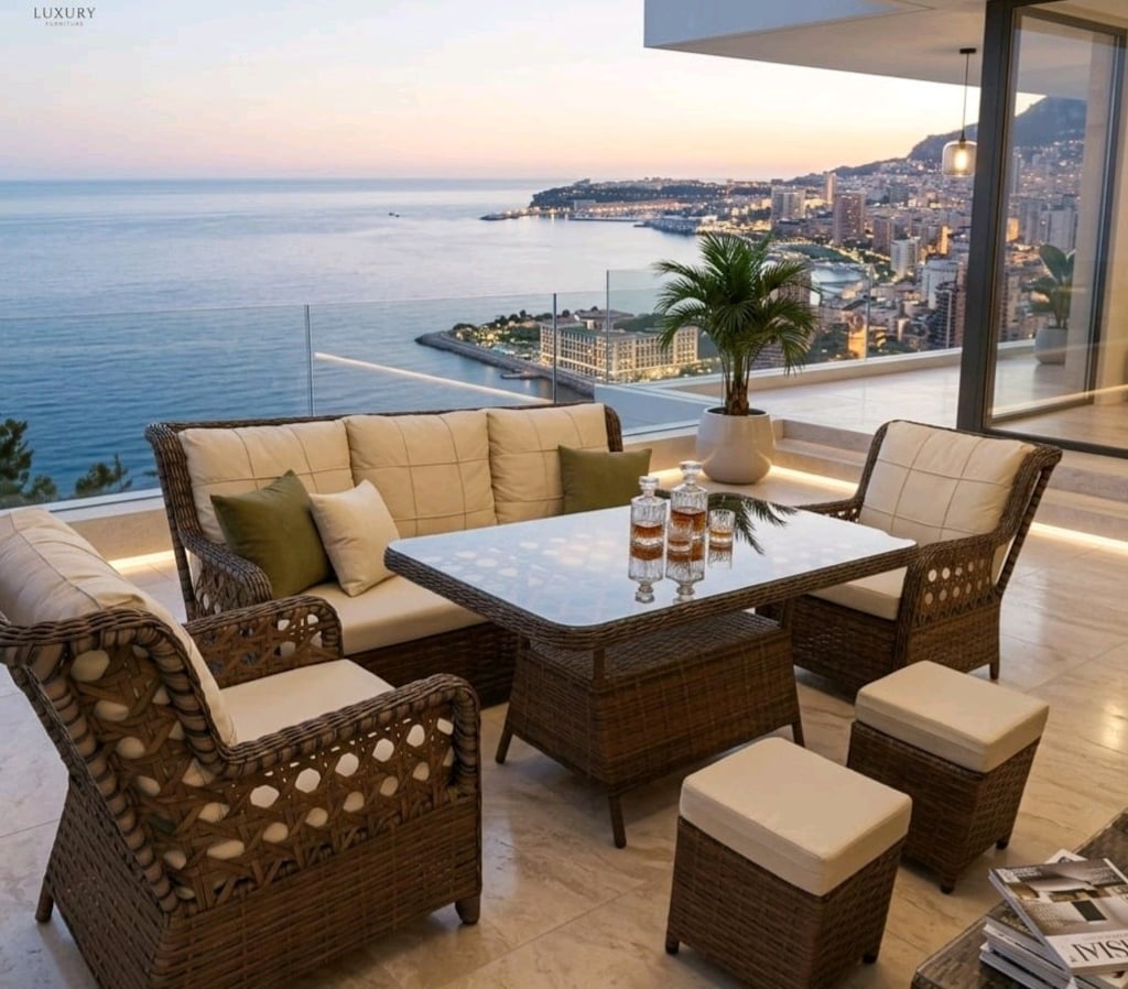 rattan mobilya, bahçe mobilyaları, teras mobilyası, balkon takımi - 8