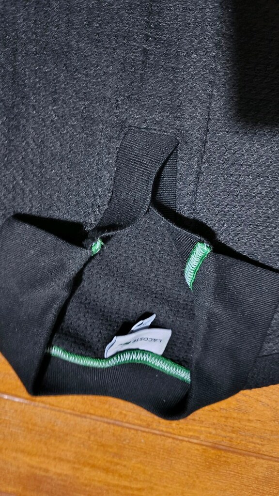 Lacoste tam esnek likralı harika örme kumaştan şık tshirt.. - 5