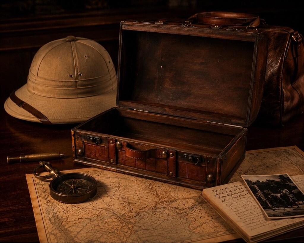Kervan Vintage Ahşap Dekoratif Sandık - 3
