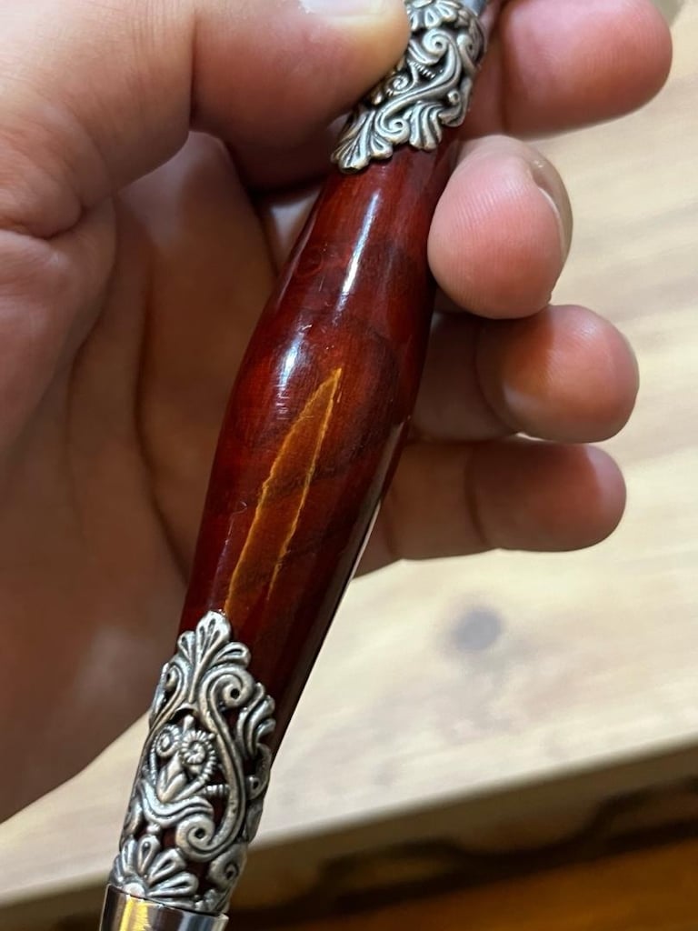 gümüş kaplama vintage fırça - 4