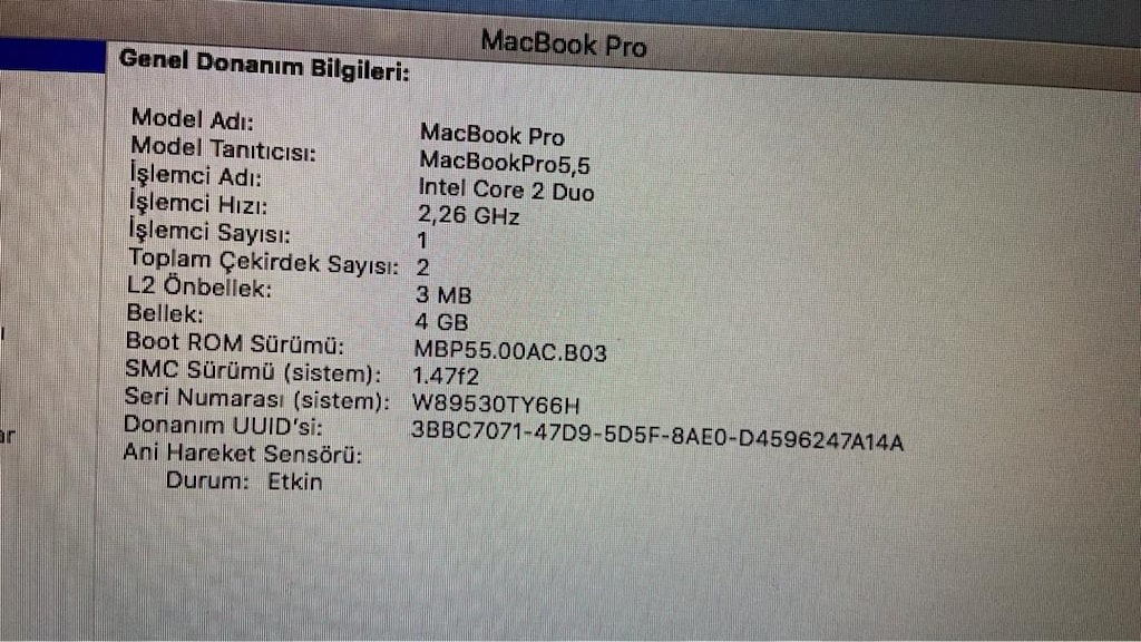 apple macbook pro 2009 - 4