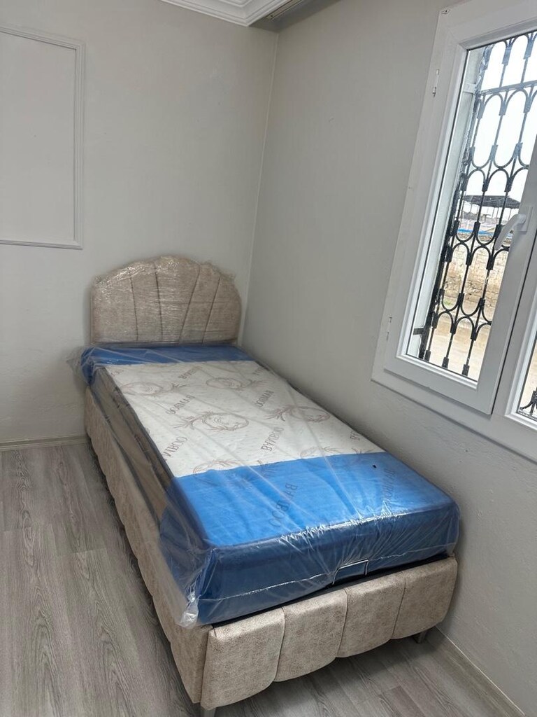 görülmemiş dev kapmanya ultra lüks tek kişilik baza başlık yatak sıfır - 13