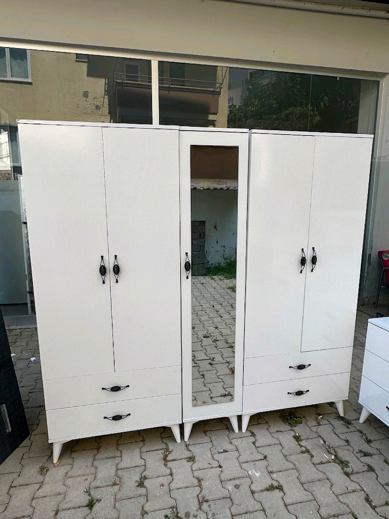yatak odası takımı çift kişilik yatak sıfır ayarında az kullanılmış - 3