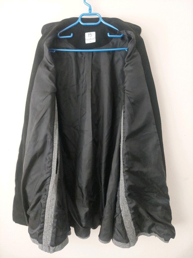 Pelerin model Kaşe kumaş cepli Panço - 3