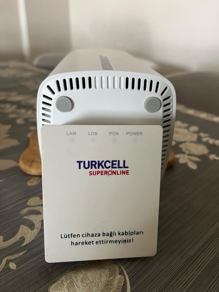 HUAWEİ TURKCELL SUPERONLİNE FİBER MODEM+ ONT(FİBER DÖNÜŞTÜRÜCÜ) SETİ - 6