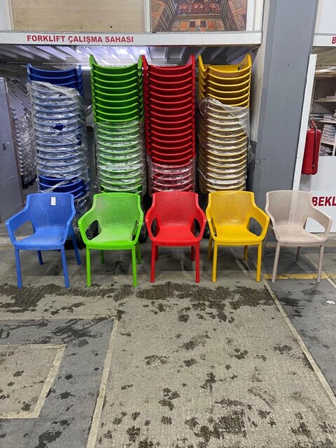 plastik sandalye renkli joly sandalye sıfır kampanya