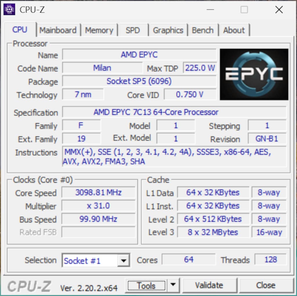 SuperMicro Sunucu (2 x AMD EPYC 7C13,128GB RAM,4.5TB M2 SSD) - 5