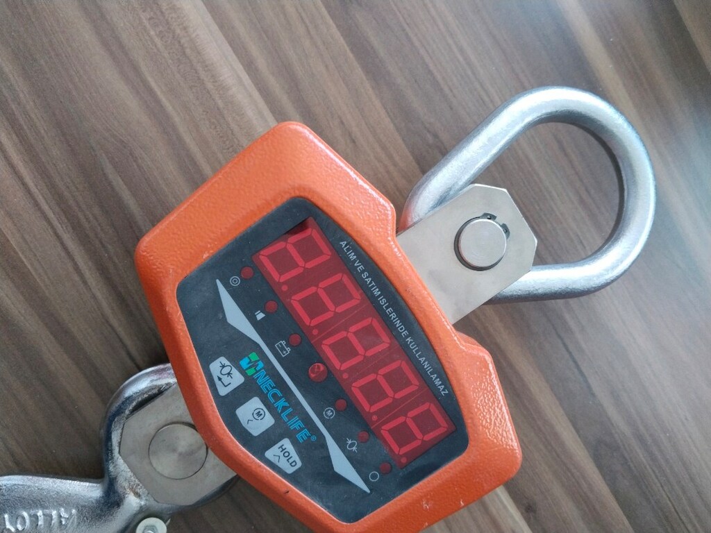 Necklife Askı Terazi, Vinç Kantarı, Dijital Vinç Baskülü (3 Ton) - 3