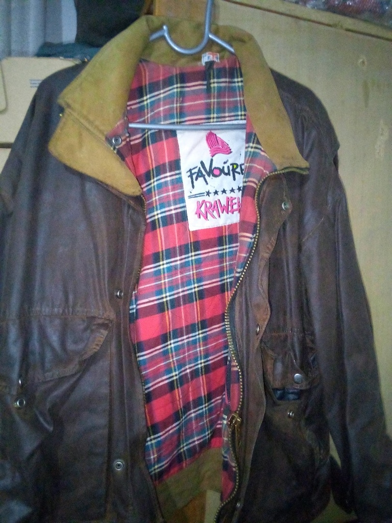 Barbour muadil Favoured Karawehl kahve waxed-yağlı boy 60 en 60 3xl