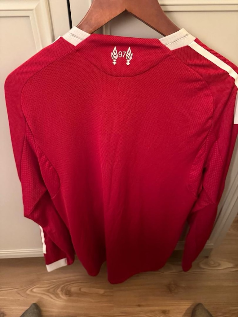 Liverpool Home Authentic Jersey Long Sleeve/ Uzun Kol Ev / Beden:L - 3
