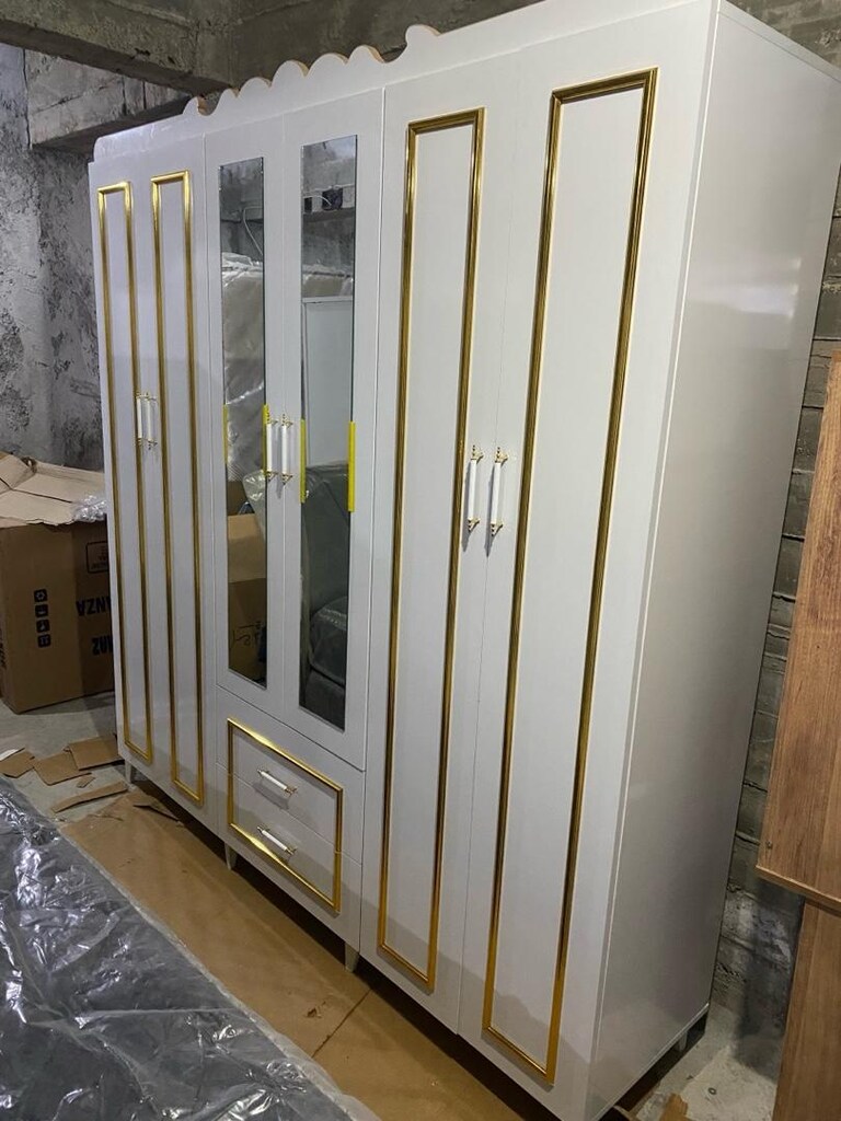 SIFIR GARDIROP (KOMPLE MDF 6 kapaklı dolap) - 5