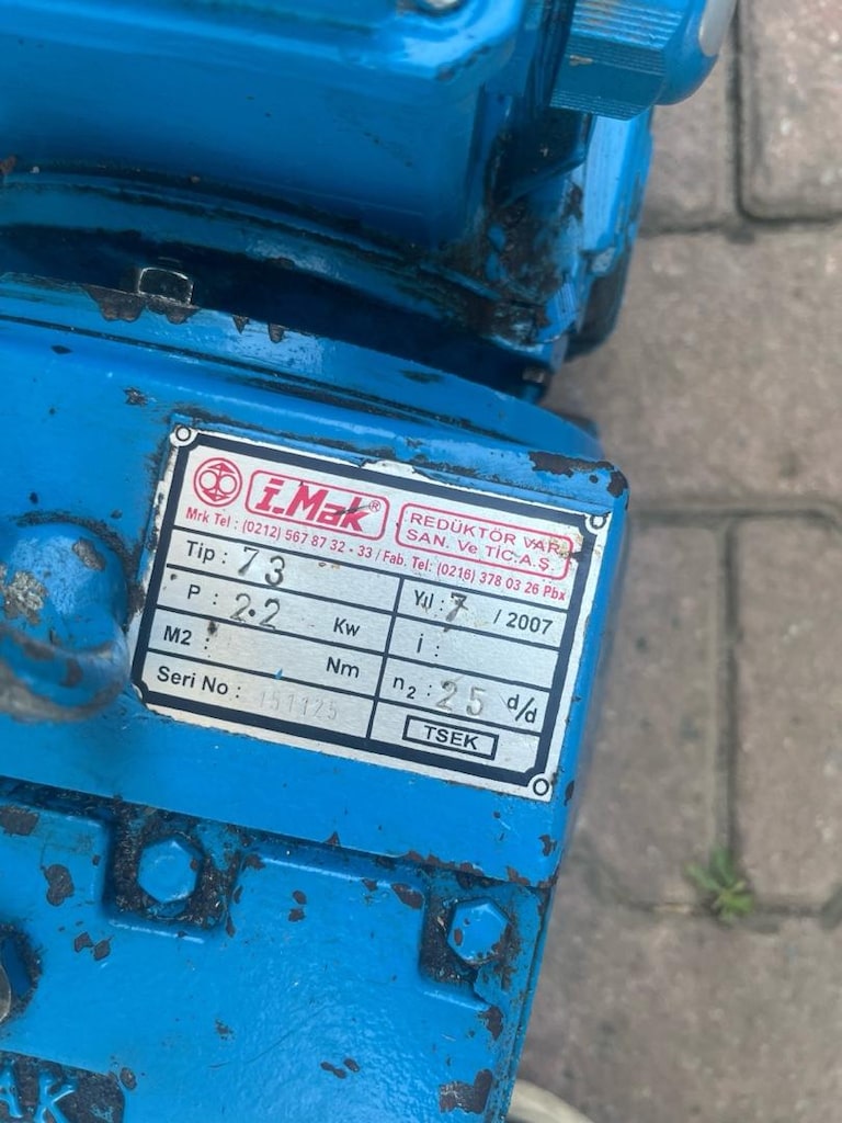 380 volt 2.2 kw 25 devir rediktorlu motor - 7