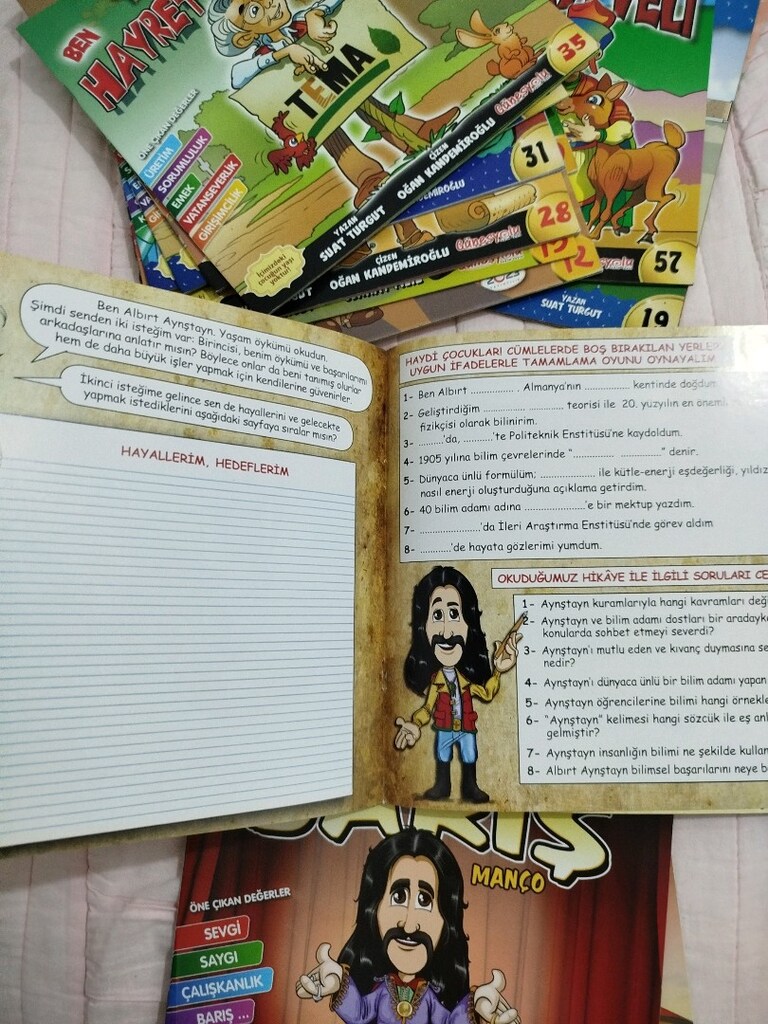 ADAM OLMUŞ ÇOCUKLAR, 14 adet, temiz, yazı çizik karalama yok, 24 sayfa - 13