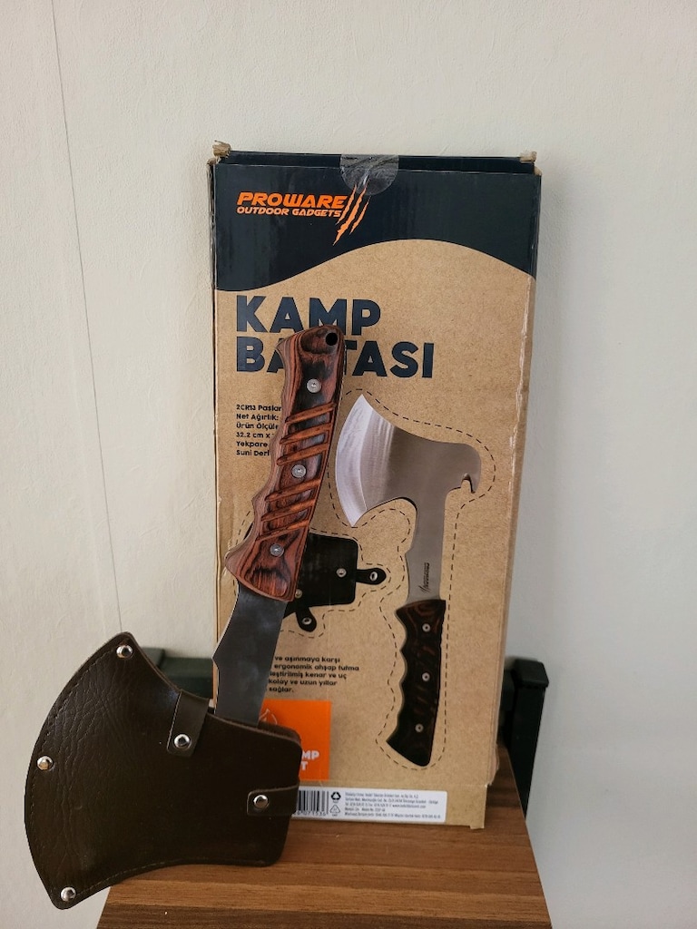 sıfır ahşap saplı balta - 2