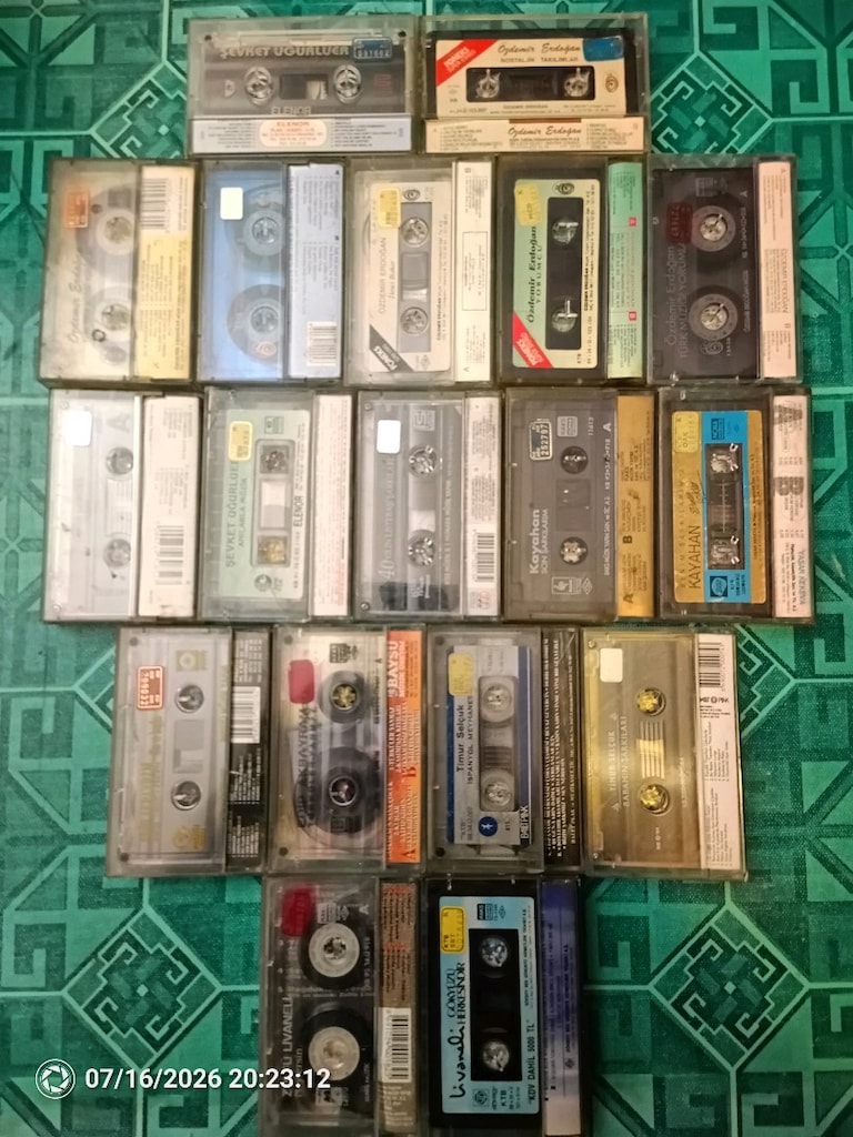 kargo dahil 1600TL 18 Adet yerli kaset lot - 2
