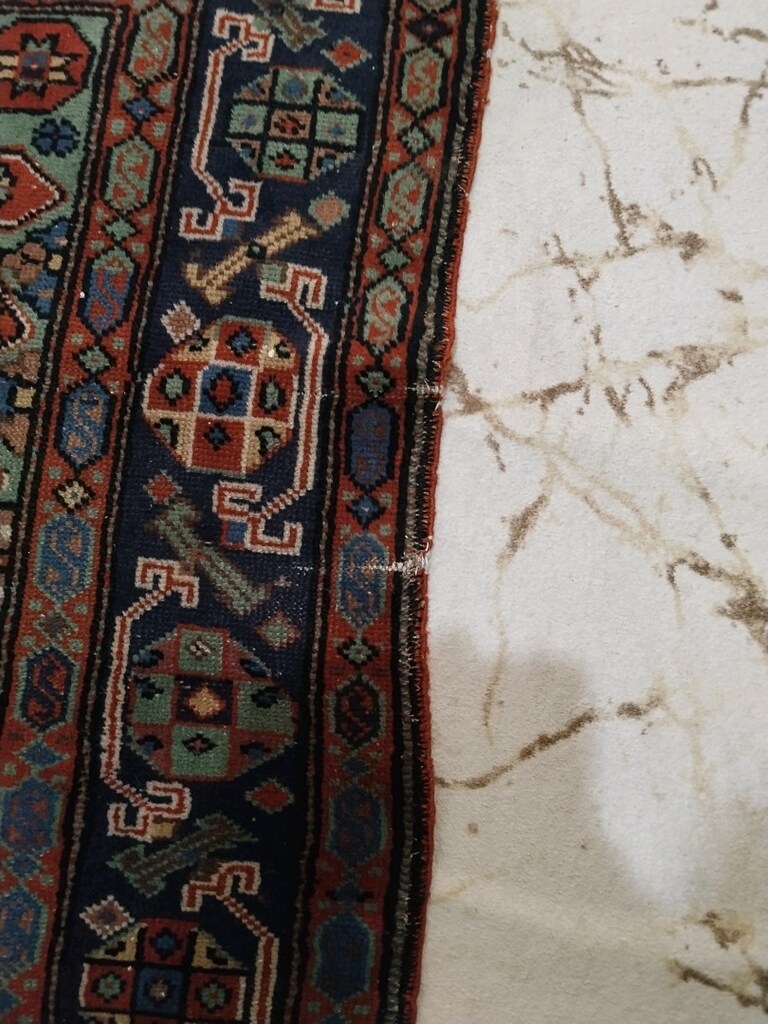antika 150 yıllık el dokuması halı - 6