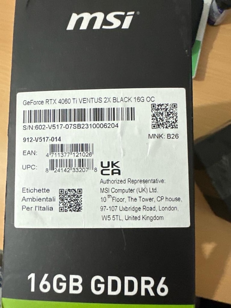 Temiz RTX 4060 Ti 16 GB - 4