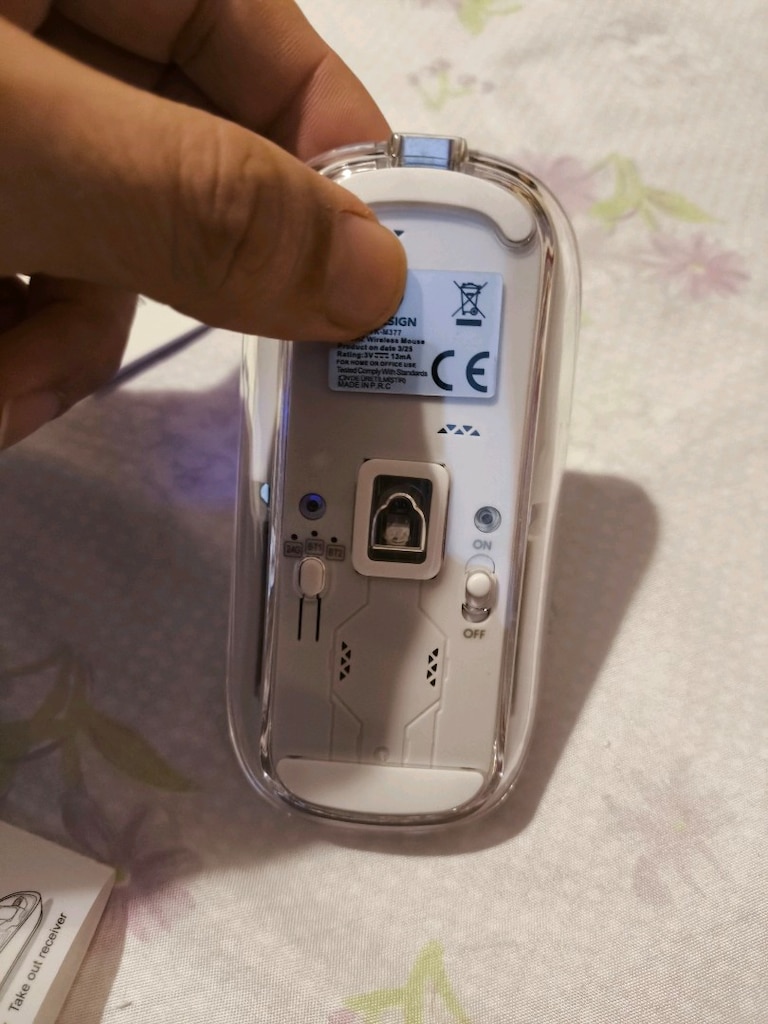 Transparent BT Wireless Mouse - 3