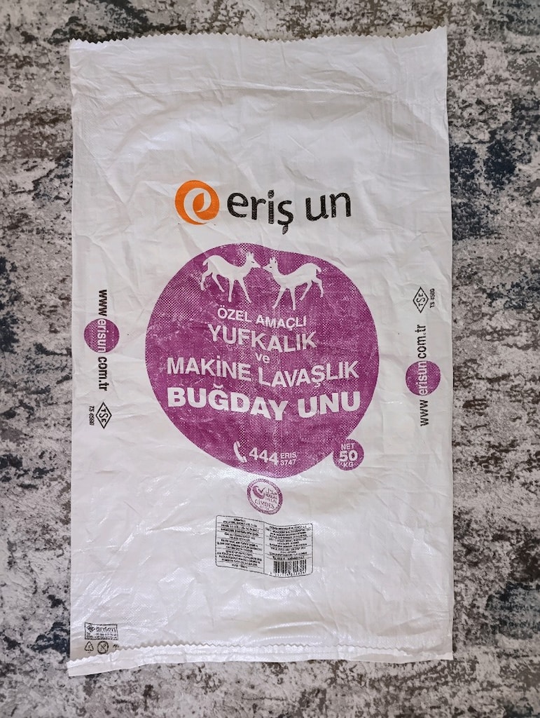 YIKANMIŞ 50 KİLOLUK 60-100 EBAT TEMİZ UN ÇUVALI - 5