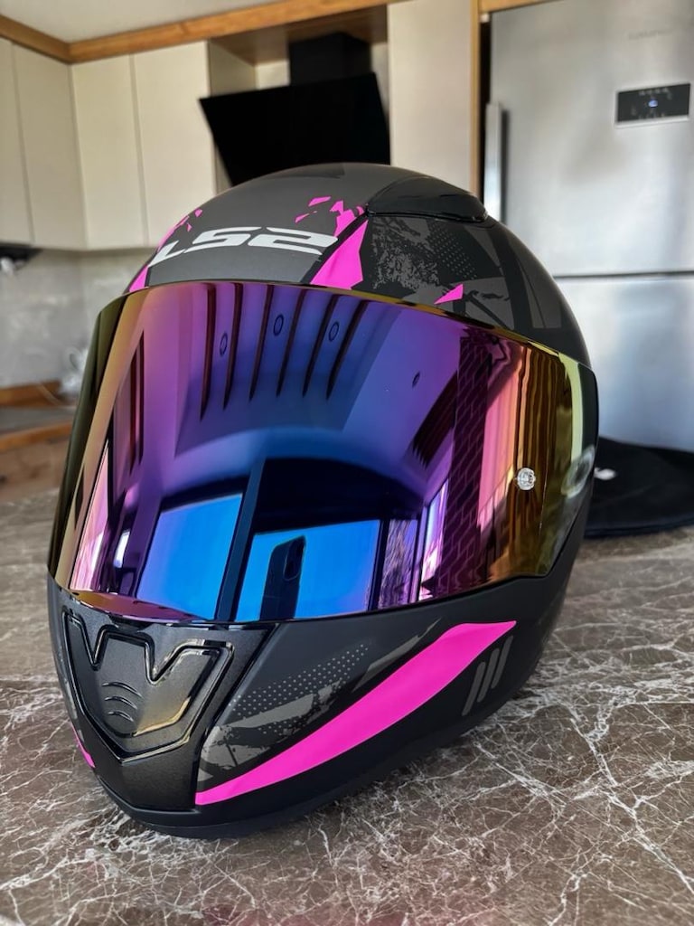 LS2 II RAPID PEMBE M BEDEN HİÇ KULLANILMAMIŞ KAPALI KASK ACİL SATILIK! - 3