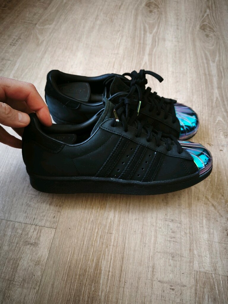 Orjinal sıfırdan farksız Adidas süperstar metal Toe nubuk deri 38.5 - 4