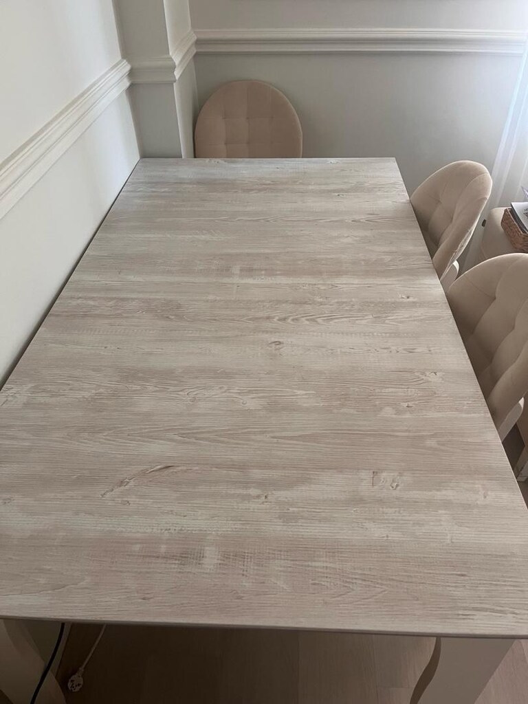 Alfemo 6 sandalye açılır yemek masası - 2