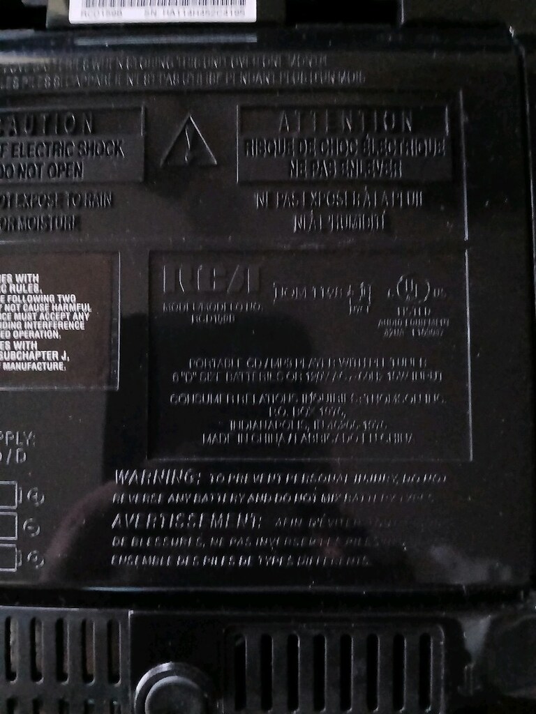 ESKILERDEN RCA CD/ RADIO ÇALAR - 7