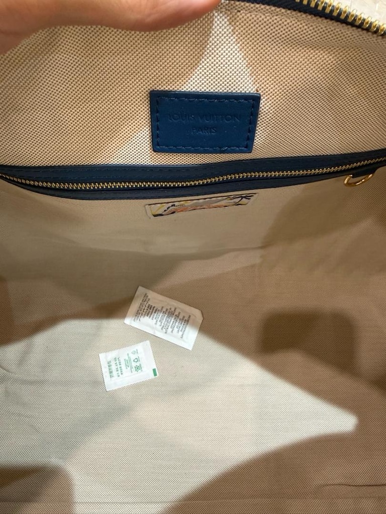 Louis Vuitton Damier Denim Keepall Çanta - 10
