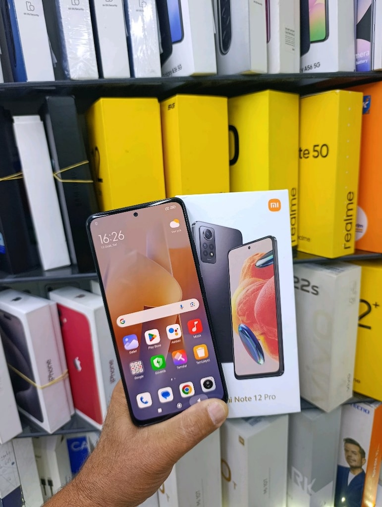 REDMİ NOTE 12 PRO 256 GB 8+8 GB RAM 108 MP KAMERA 5000 MAH BATARYA 67 - 2