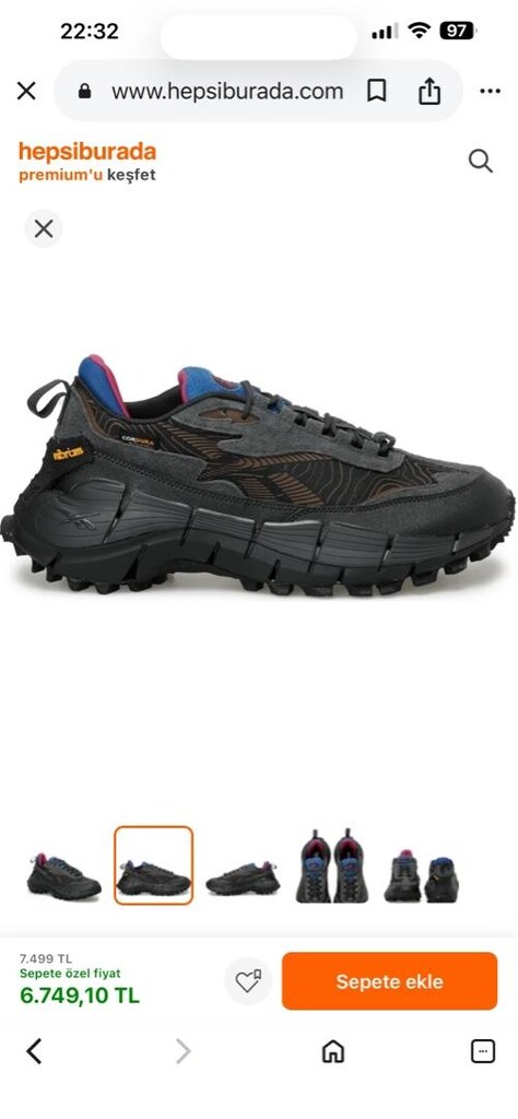 Orjinal reebok vibram ayakkabı - 8
