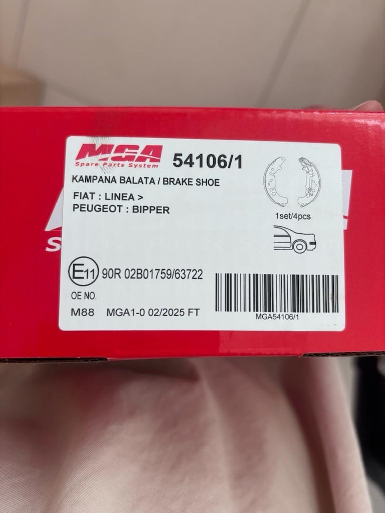 MGA 54106/1 Kampana Fren Balatası – 4’lü Set - 2