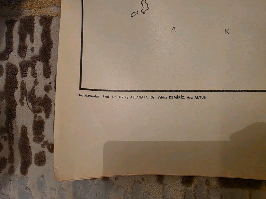 Anadolu Selçuklu Devleti cami ve mescitleri büyük boy harita - 4
