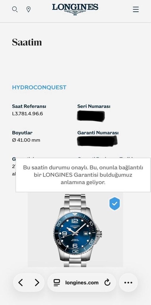 LONGINES HYDROCONQUEST KOL SAATİ 41mm - 4
