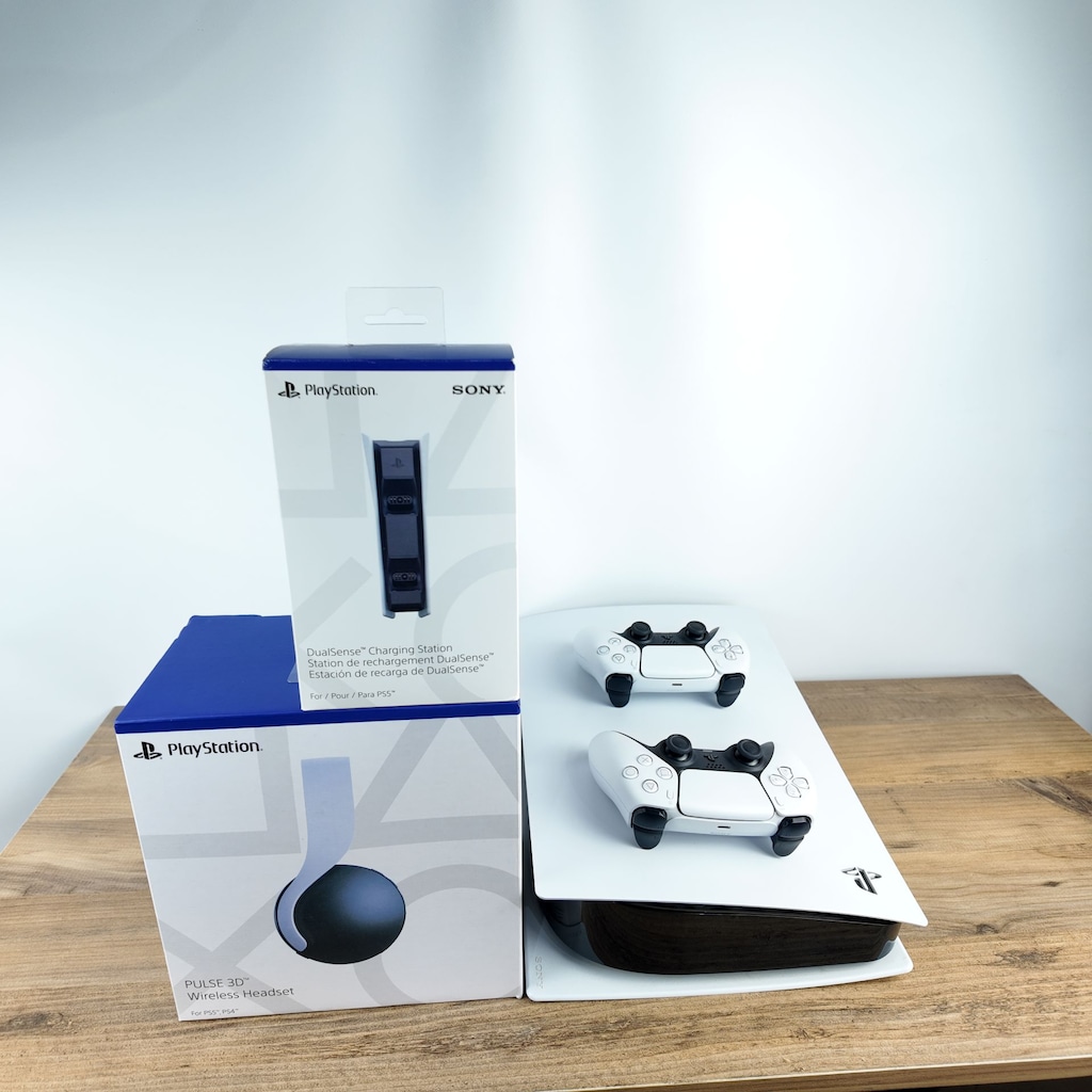 PLAYSTATION 5 STANDART CDLİ ÇİFT KOL + ŞARJ İSTASYONU + KULAKLIK - 5